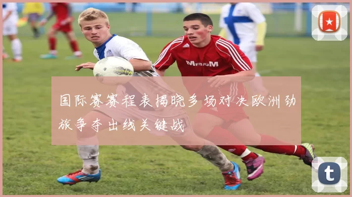 国际赛赛程表揭晓多场对决欧洲劲旅争夺出线关键战
